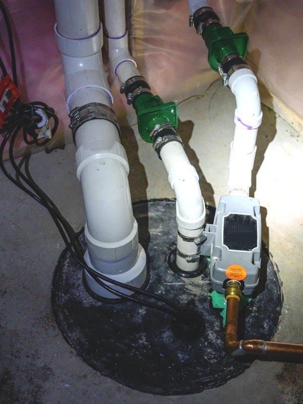Completed Radon Mitigation Completed Radon Mitigation